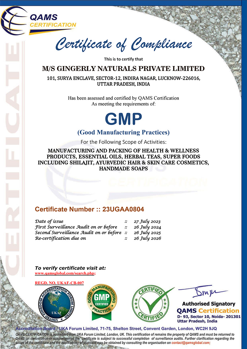 GMP Certificate